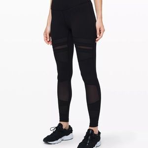 Lululemon Wunder Under High-Rise Tight Mix & Mesh 28” Size 12
